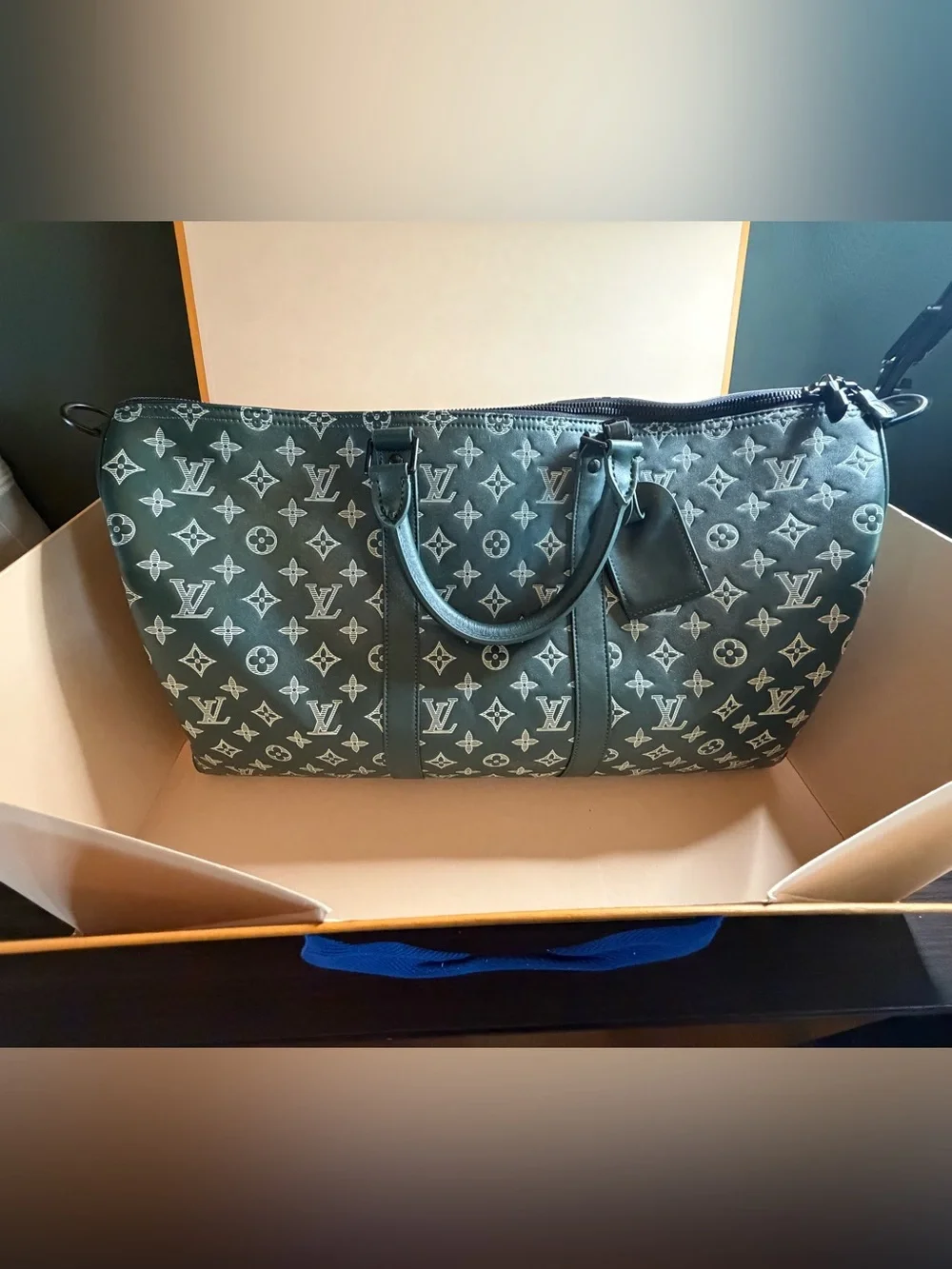 Louis Vuitton - Keepall Bandoulière 50 - RARE DISCONTINUED GREEN COLORWAY